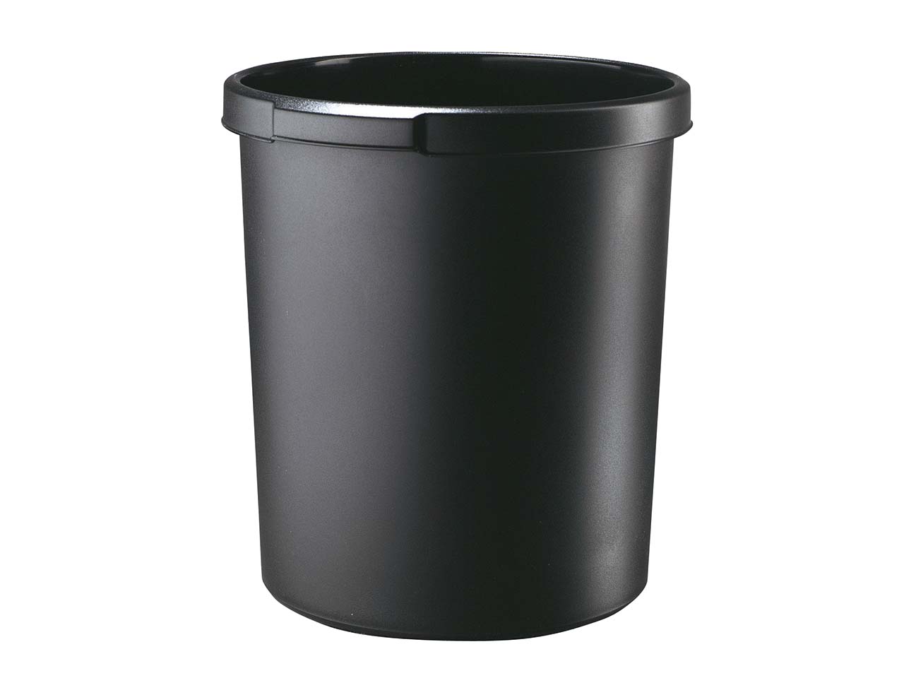 30l Abfalleimer schwarz