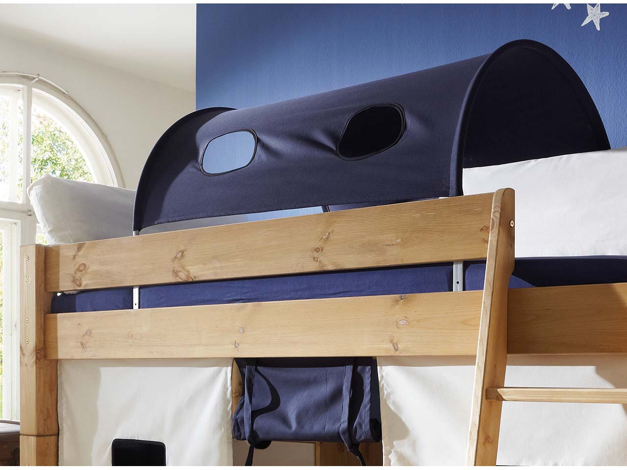Tunnel für Bett "Infanskids" marineblau