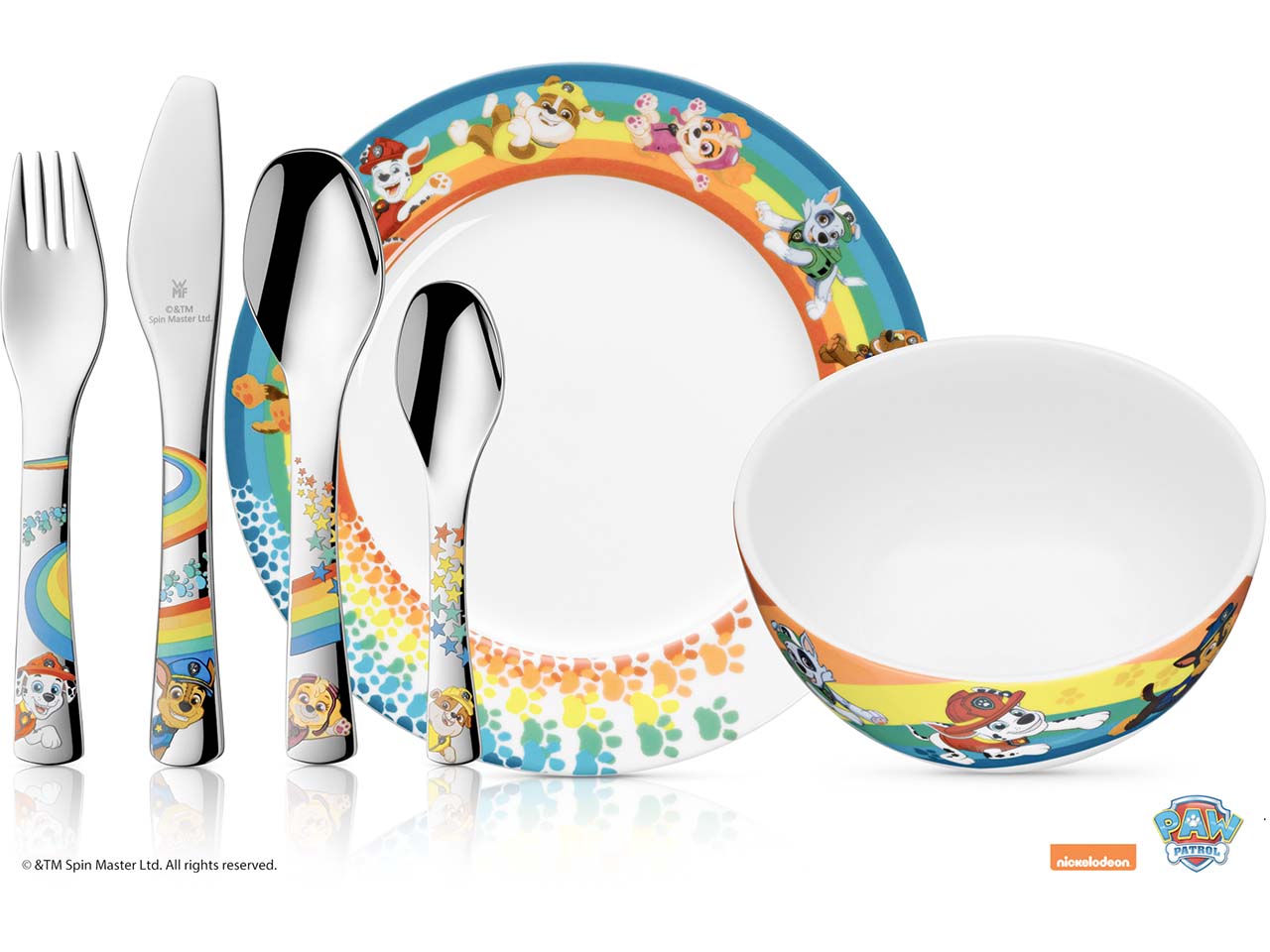 WMF 6-teiliges Kindergeschirr-Set "Paw Patrol"