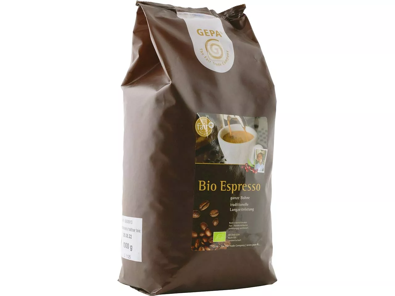 GEPA Bio&Fair Espresso ganze Bohnen 1 kg