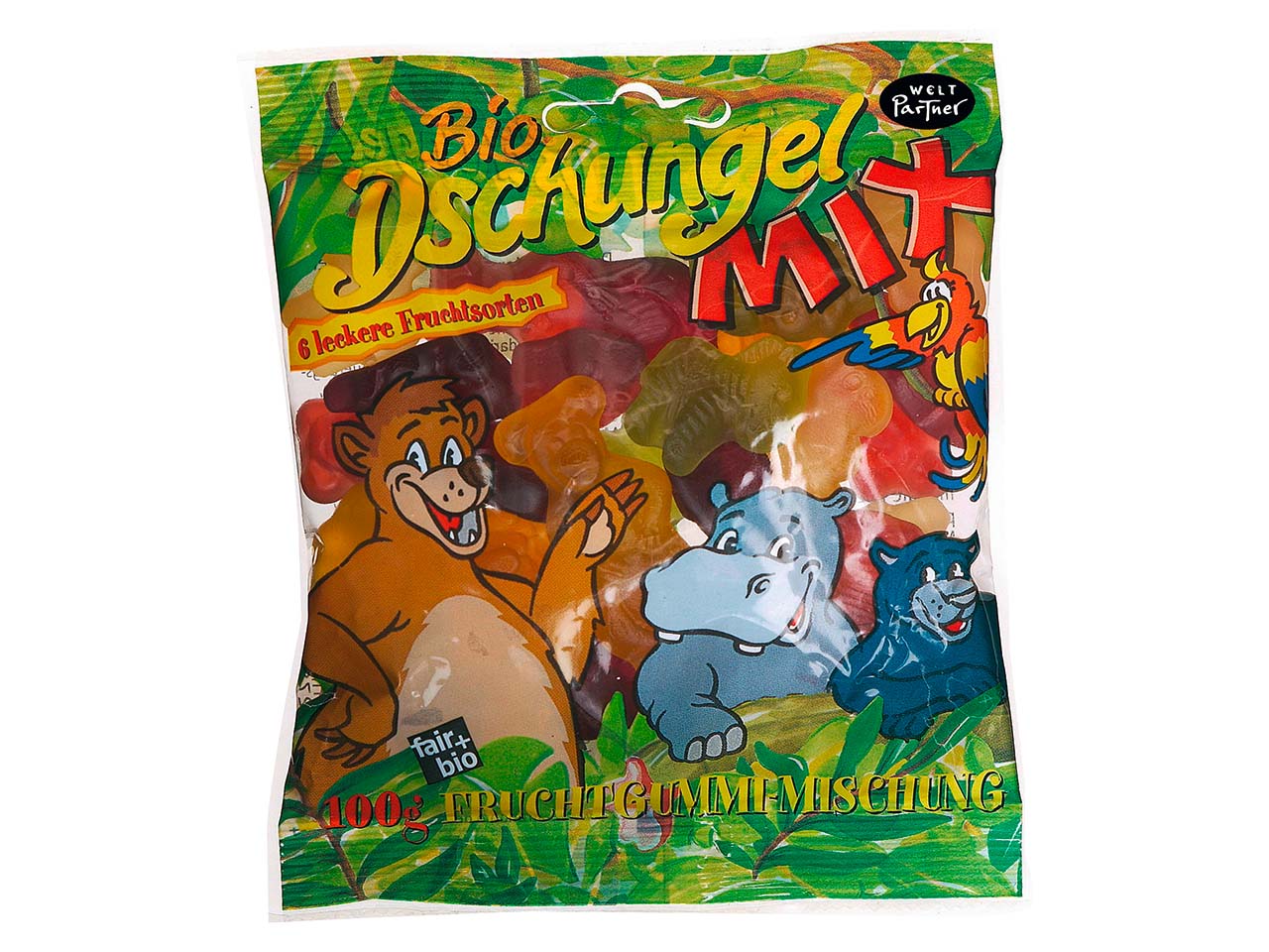 WeltPartner Bio-Fruchtgummi "Dschungel-Mix" 100 g