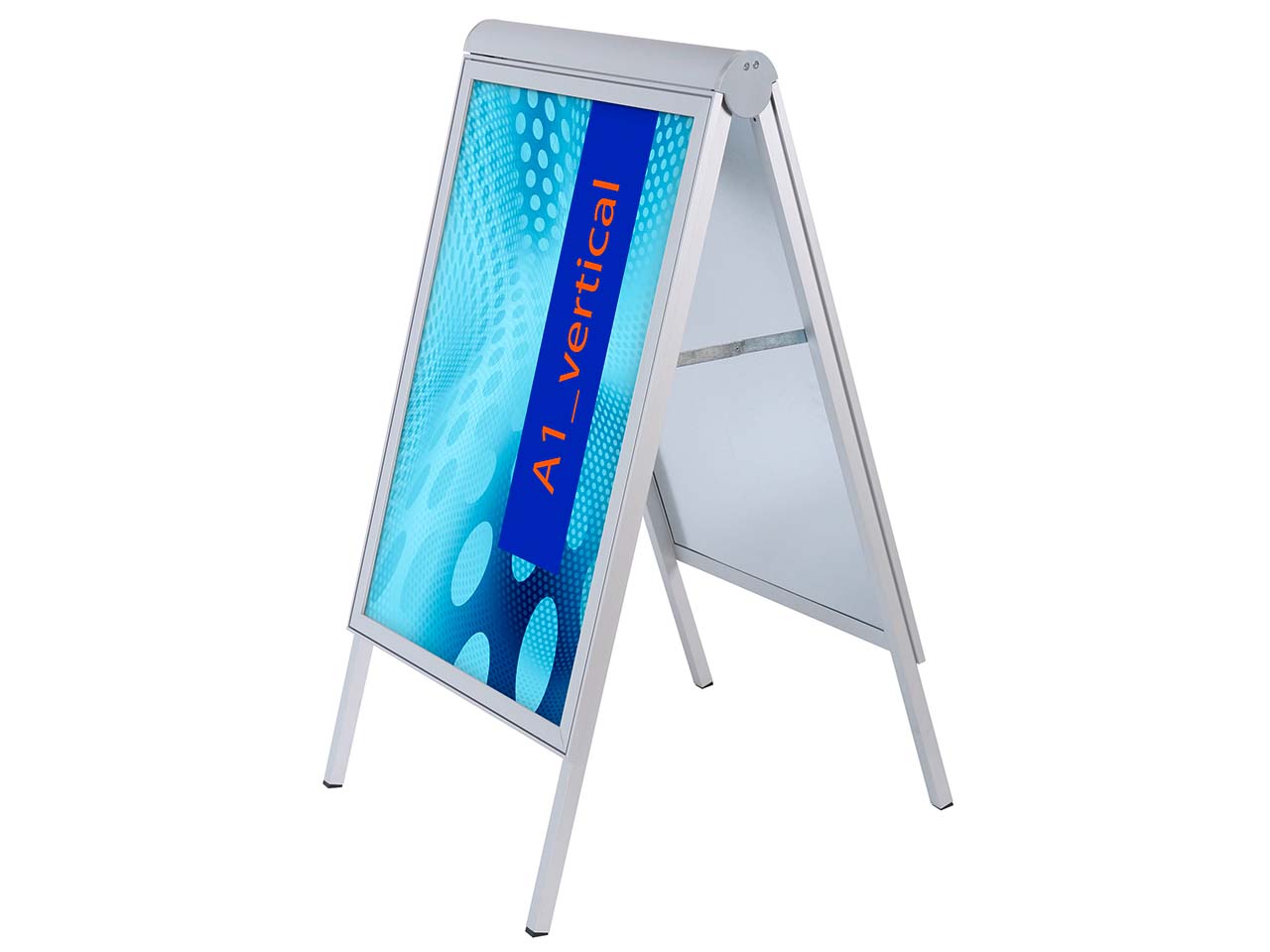 Kundenstopper "COMPASSO" für DIN A1 Plakate wasserfest