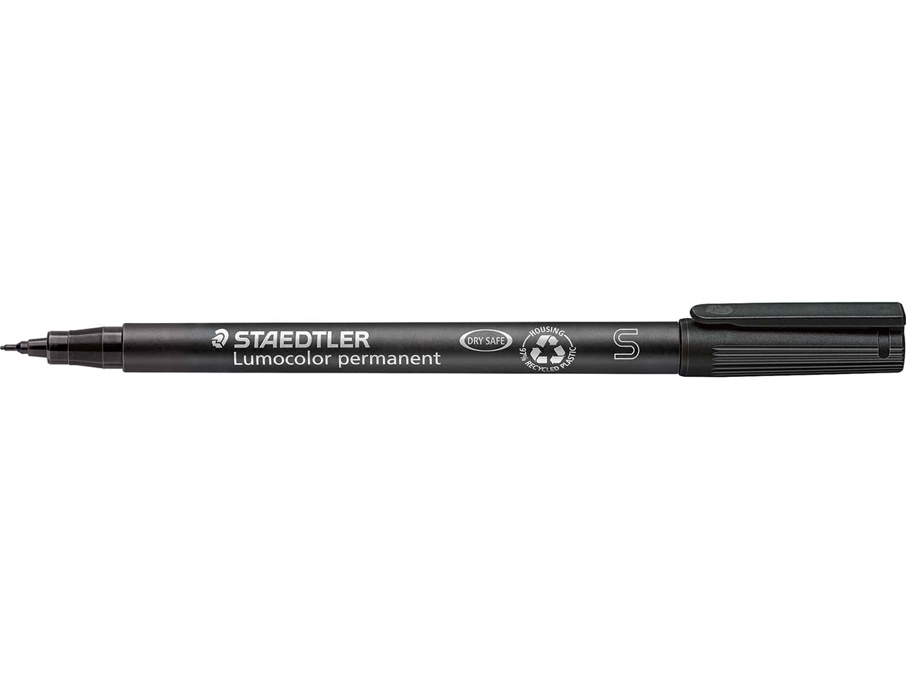 STAEDTLER 'Lumocolor' 313 super fein schwarz permanent