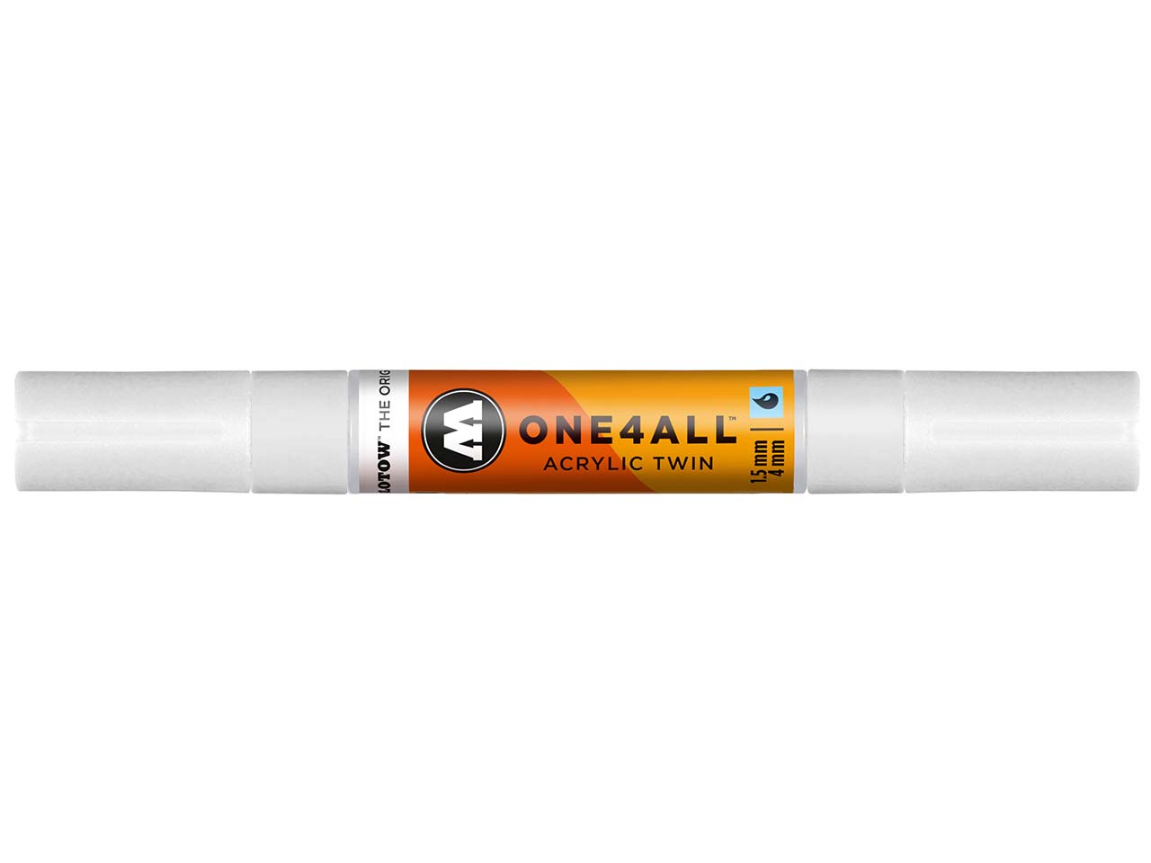 MOLOTOW Permanent-Marker "One4All Acryl Twin 160" signalweiß