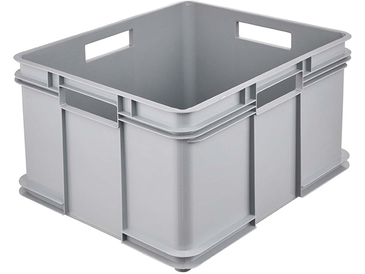 keeeper Transportbox Aufbewahrungsbox "Bruno" stapelbar, 52x43x28 cm, 54 l, stone grey