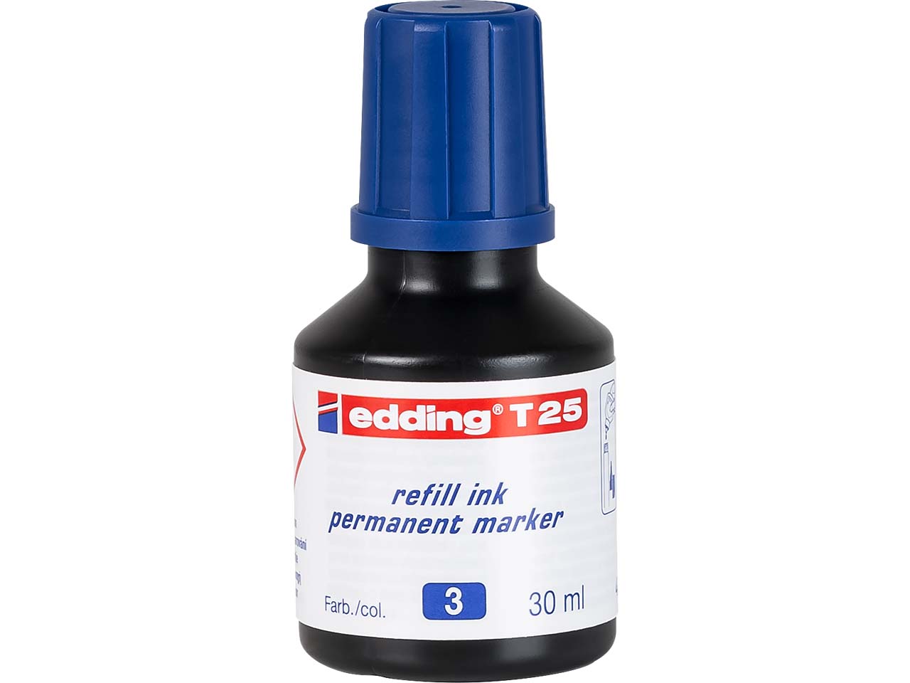 edding Nachfülltinte "T25" für Permanentmarker, blau