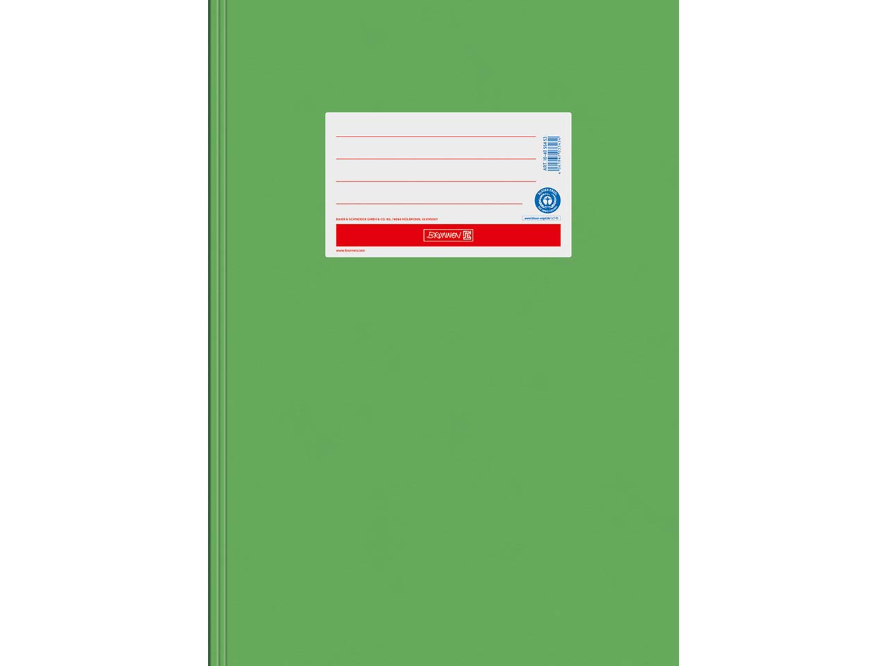 BRUNNEN Heftumschlag "Premium" aus Papier extrastark, DIN A4, hellgrün