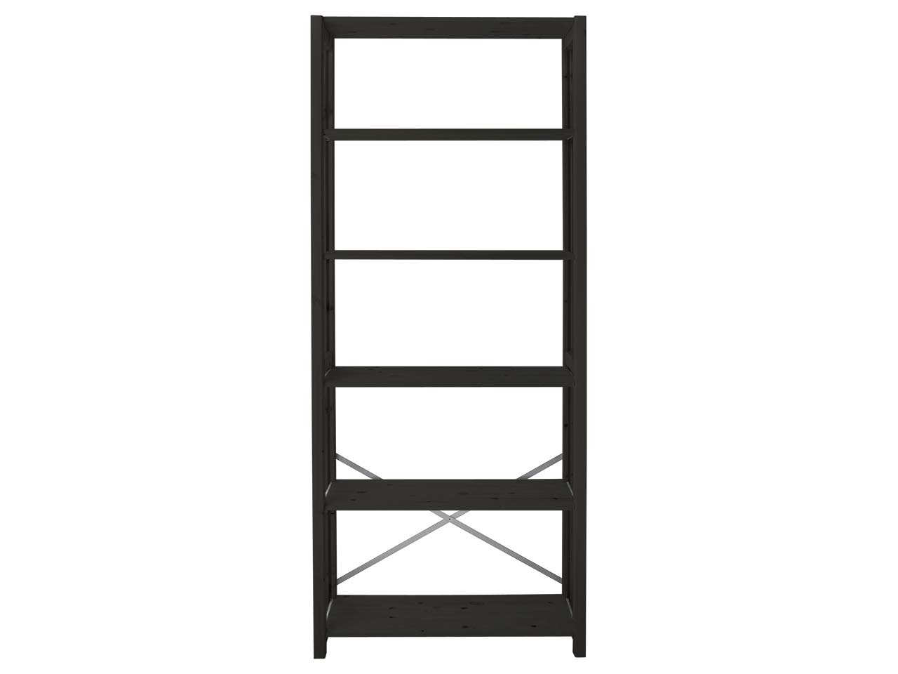 ABC Regal "Classic" B 83 x T 38,5 x H 198 cm, schwarz