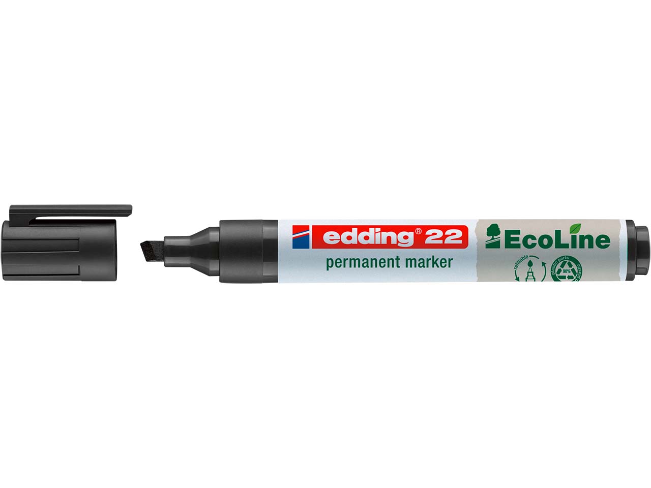 edding Permanentmarker "22 EcoLine" schwarz