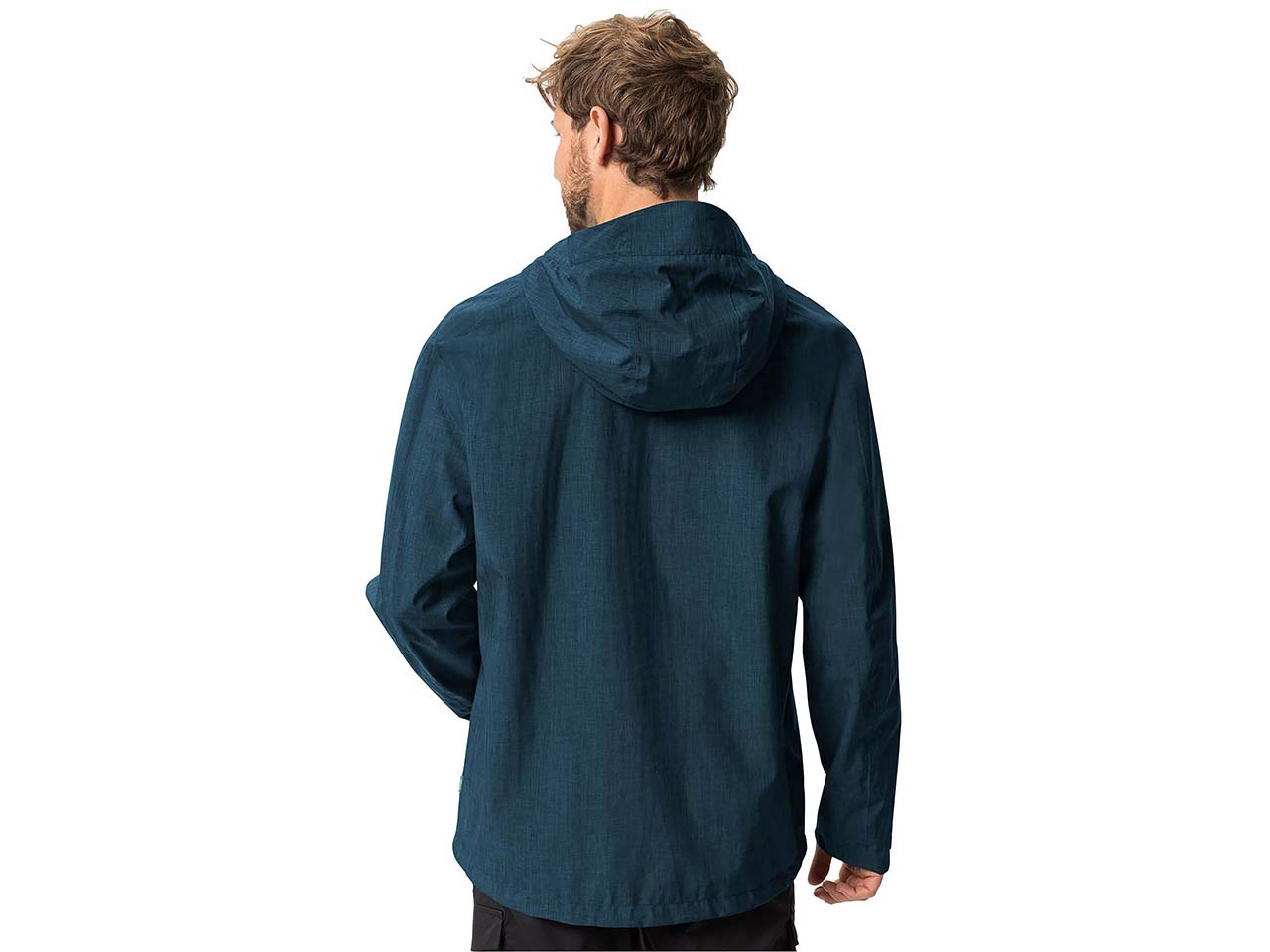 VAUDE Herren-Regenjacke "Rosemoor II" mit Brusttasche, dark sea, Gr. S