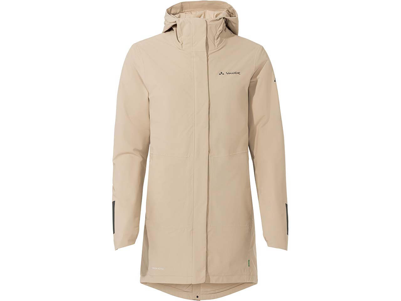 VAUDE Damen-Parka "Cyclist II" mit Reflektoren, linen, Gr. 42