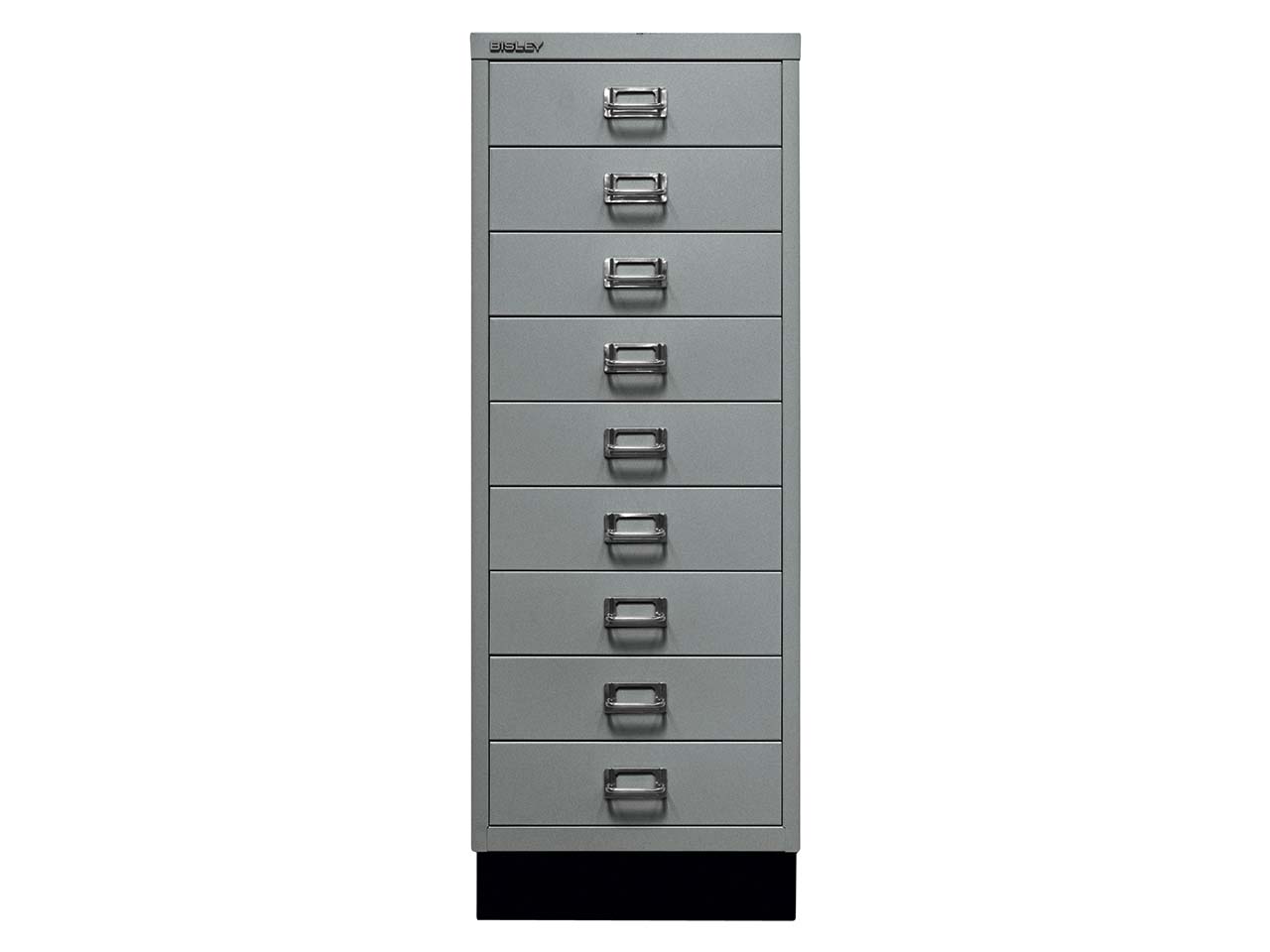 BISLEY Schubladenschrank "MultiDrawer" DIN A3 mit 9 Schubladen silber