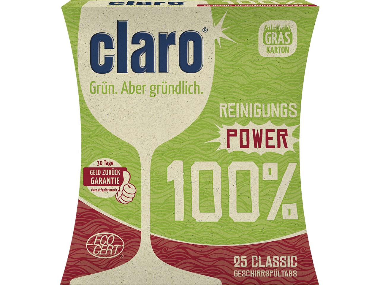 Claro Spülmaschinen-Tabs, 25 Stk.