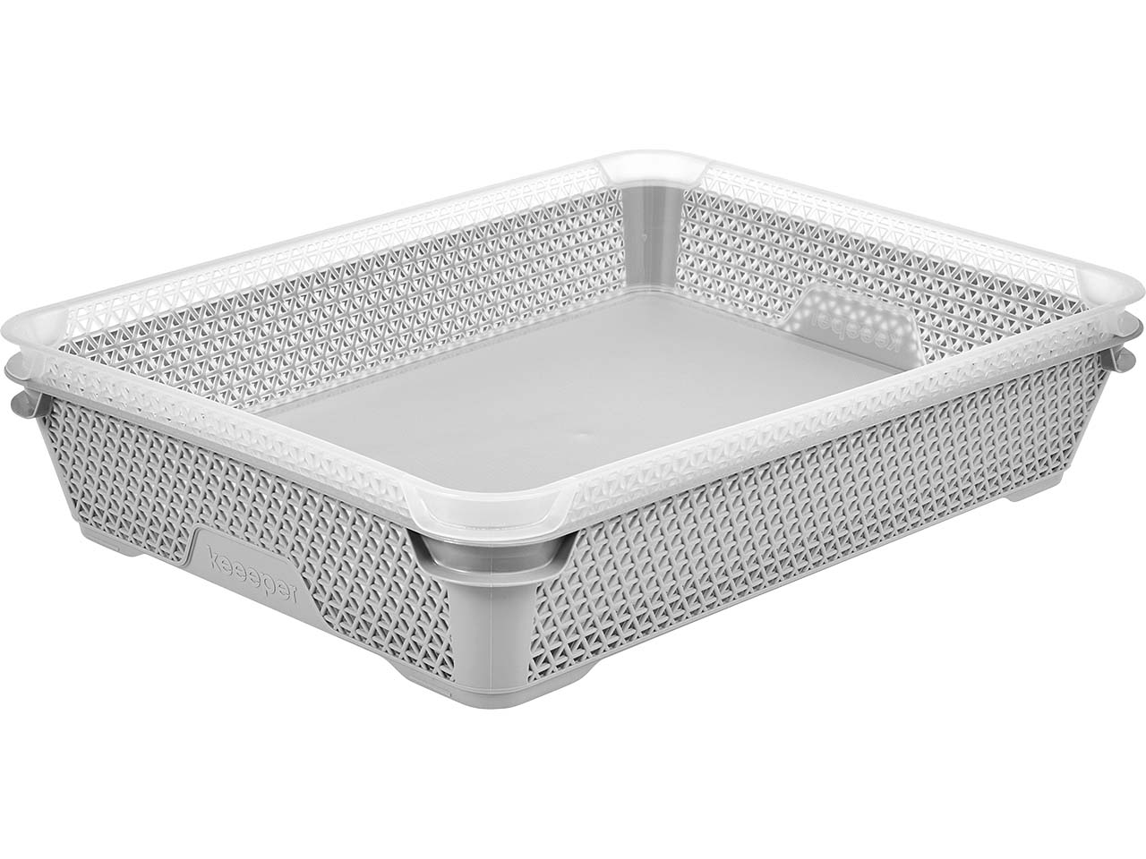 keeeper Korb "Mirko" stapelbar A4, nordic grey