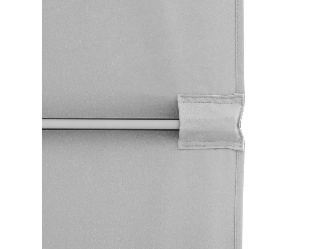 doppler Pendelschirm "myZone AX" mit LED Beleuchtung 300 x 220 cm, hellgrau