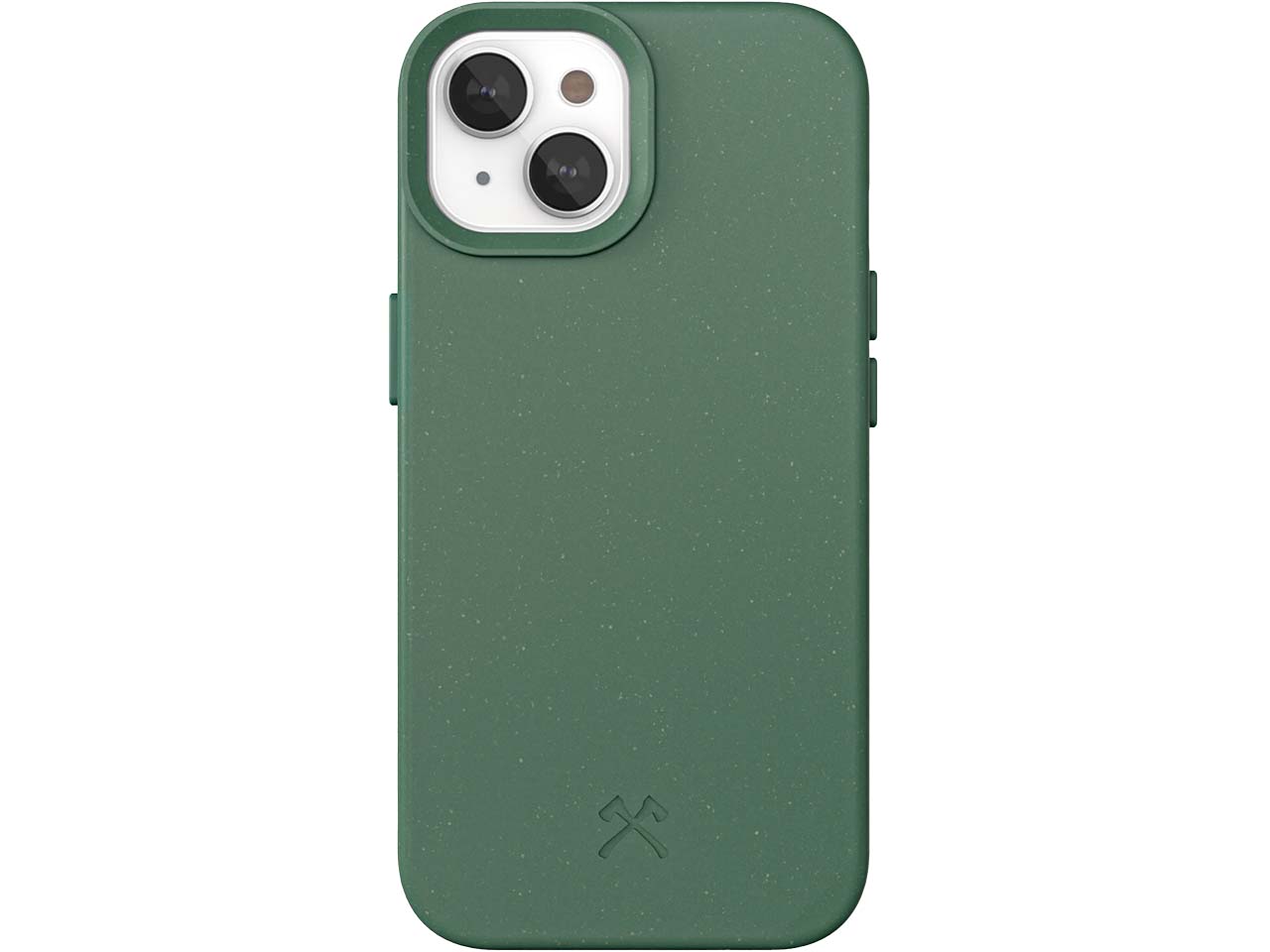 Woodcessories Smartphonehülle aus Biokunststoff für iPhone 15,  grün