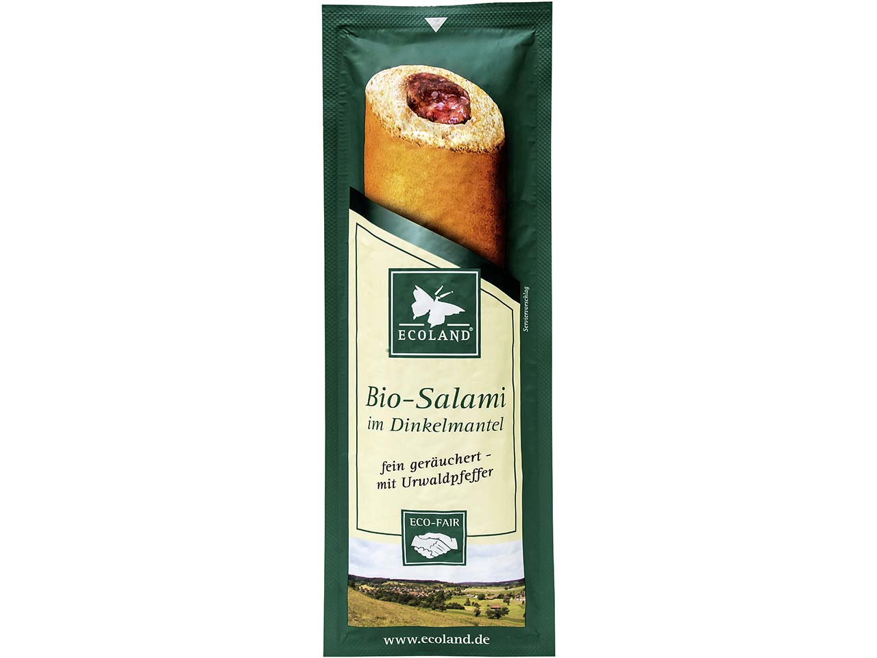 Ecoland Bio-Salami im Dinkelmantel