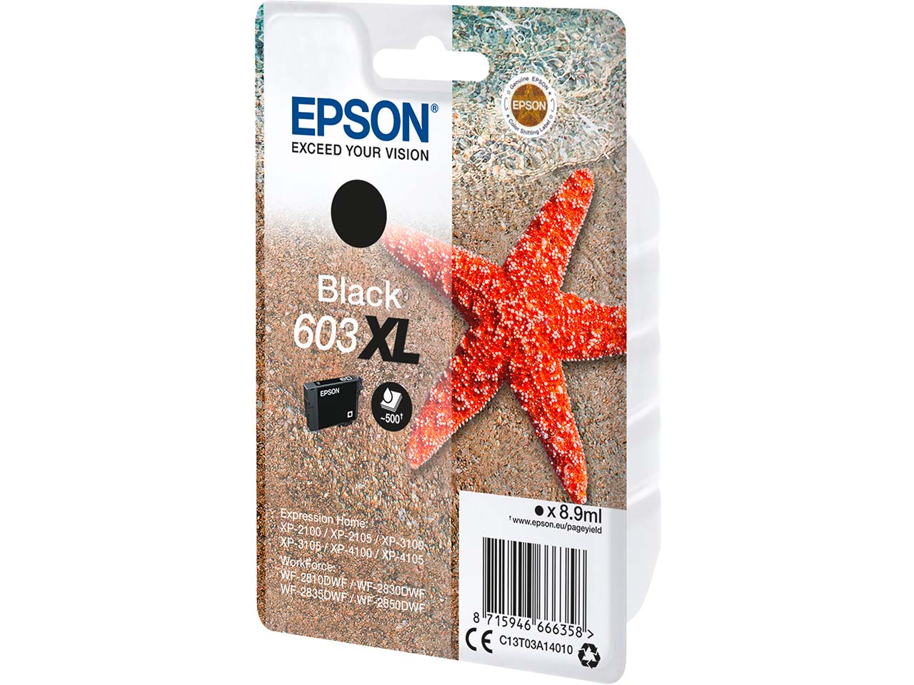 Epson Tintenpatrone 603XL schwarz