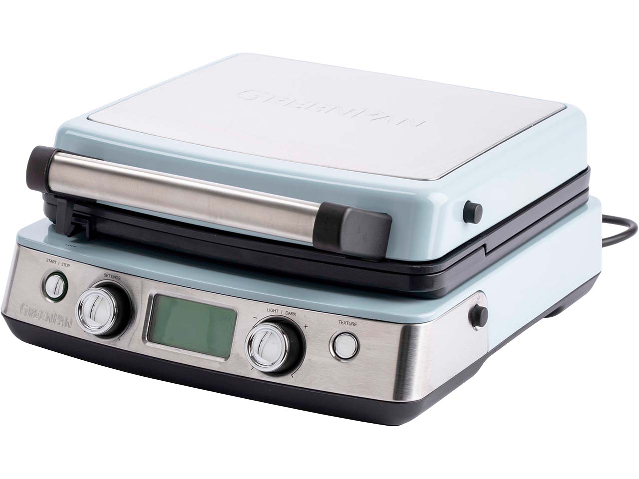 GreenPan Waffeleisen "Elite", blue haze