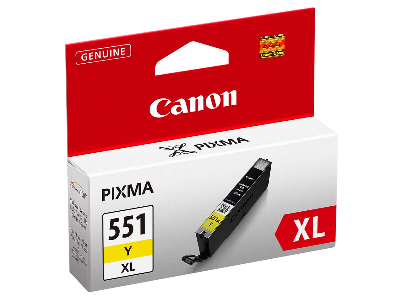 Canon Tintenpatrone CLI-551Y XL gelb