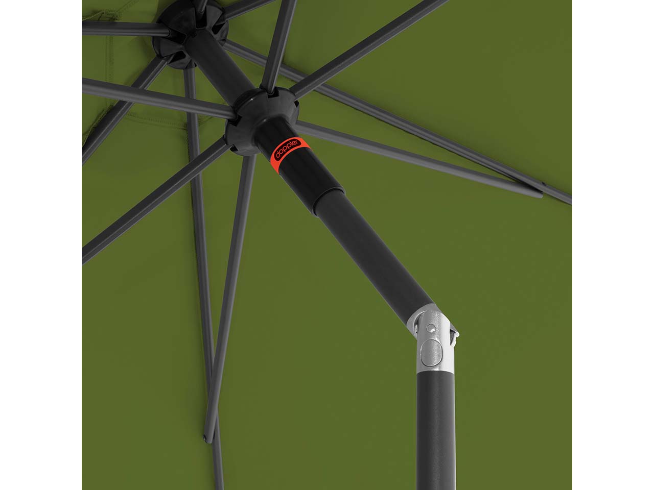 doppler Sonnenschirm "myZone Push Up" Ø 300 cm, HV, kiwi