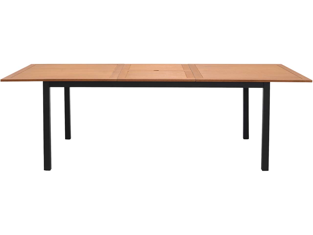 Gartentisch 'Barcelona' 180/240 x 100 cm, schwarz