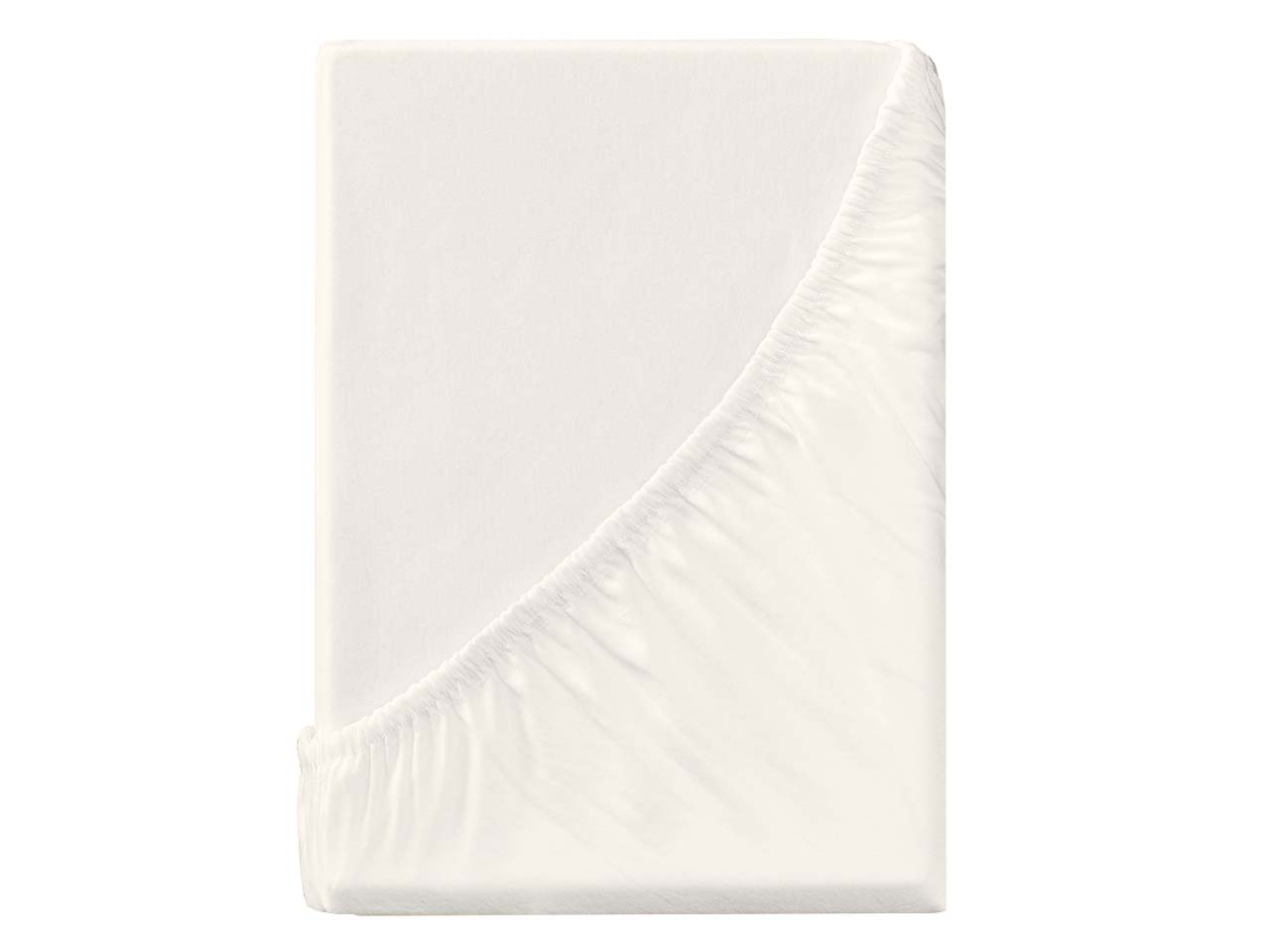 MELA Bio-Spannbettlaken 'PAMBAN' aus Jersey, 180/200 x 200 cm, naturweiß