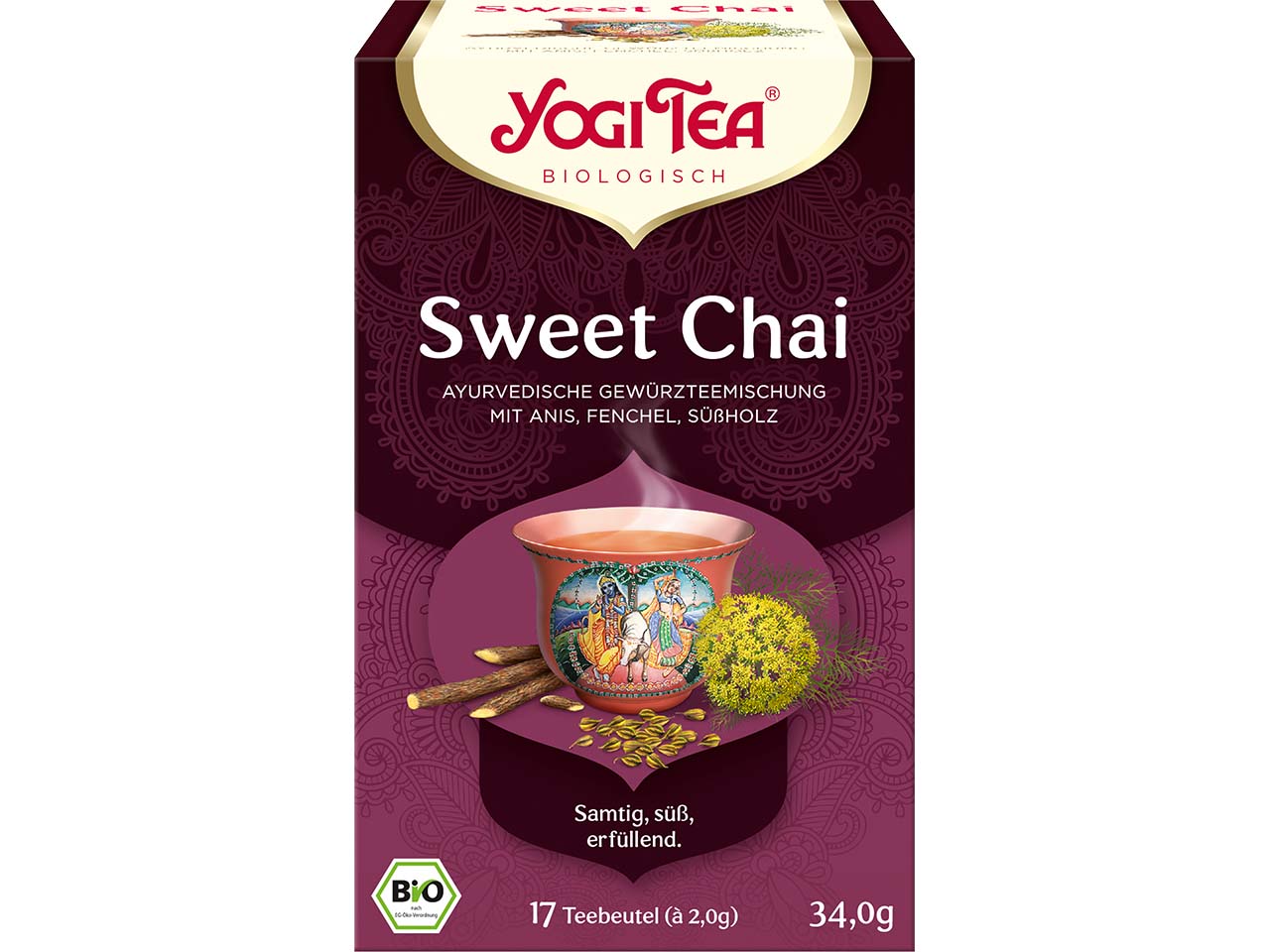 YOGI TEA Bio-Gewürztee "Sweet Chai", 34 g