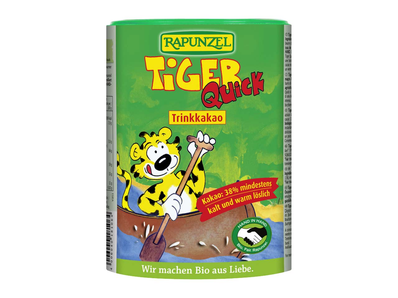 RAPUNZEL Bio-Instant-Trinkkakao 'Tiger Quick', 400 g