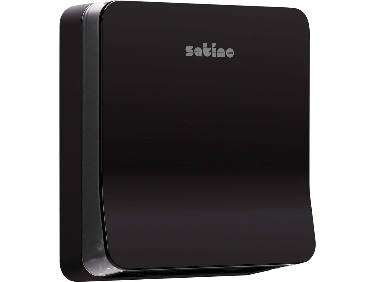 Satino Falthandtuch-Spender Interfold S "HYGINITY" für 2-3 Packungen, schwarz