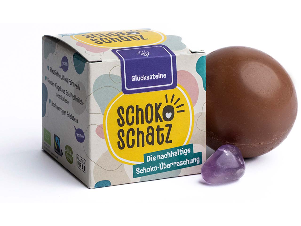 SchokoSchatz Schokoladen-Überraschung "Glückssteine"