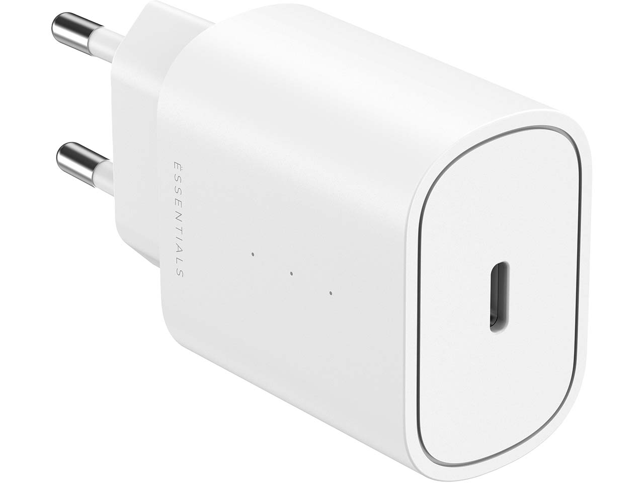 Upström USB-Schnellladegerät "ESSENTIALS" USB-C, 25W, weiß