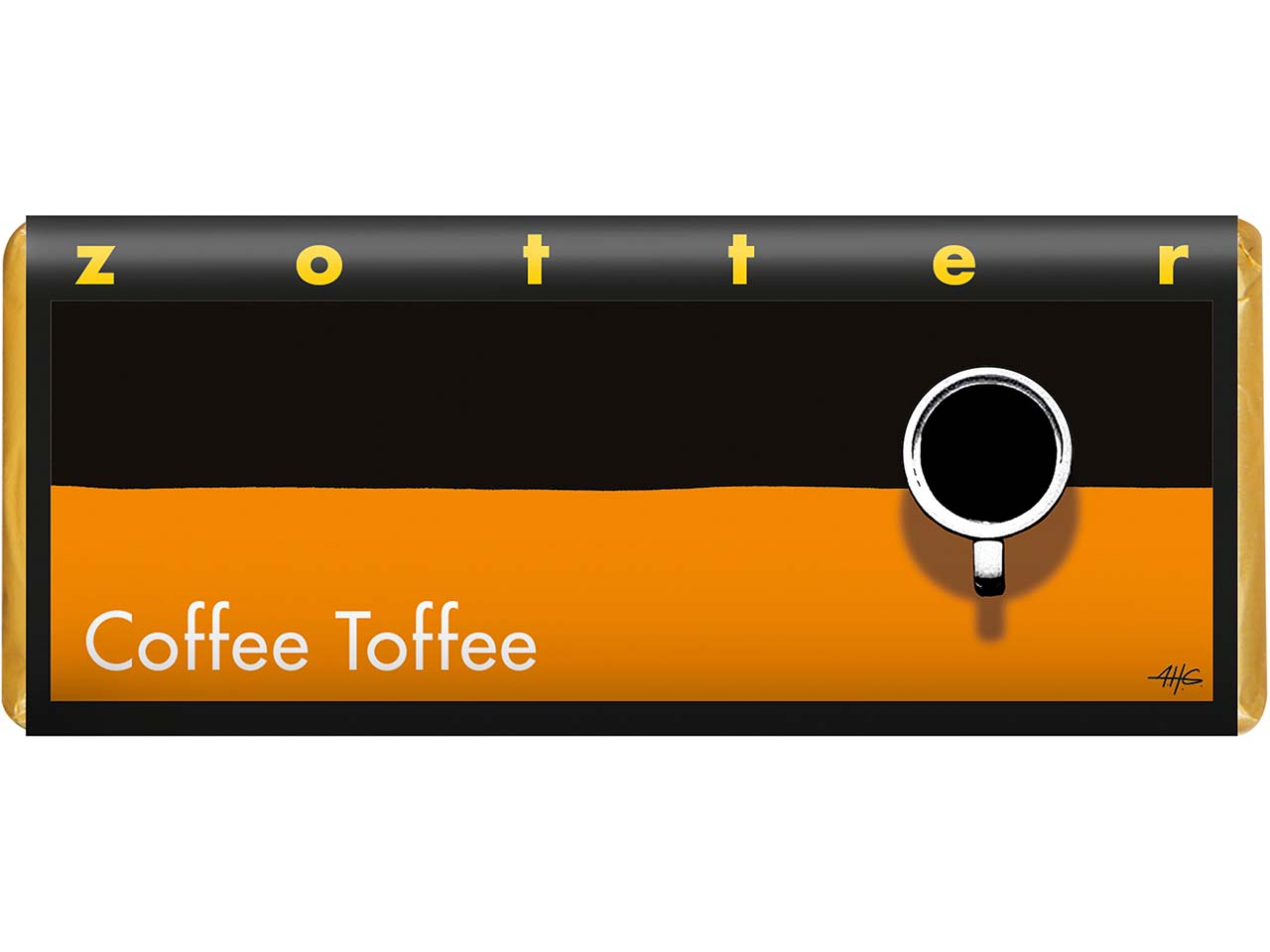 Zotter Bio-Schokolade "Coffee Toffee" Kaffeekuvertüre, 70 g
