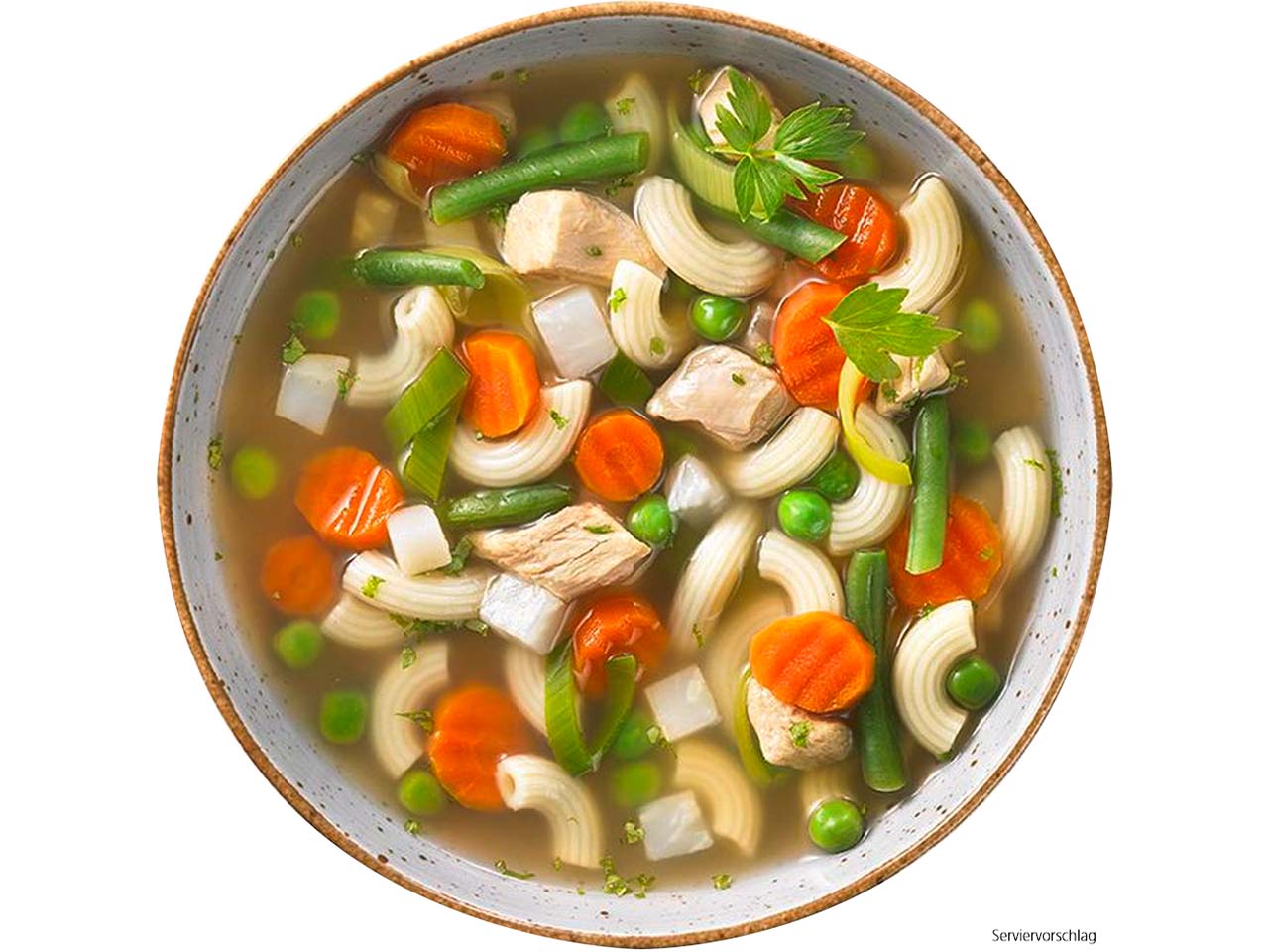 Ökoland Bio-Gemüsesuppe mit Huhn und Nudeln, 400 g