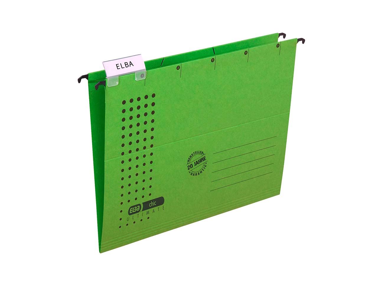 5 Elba Hängemappen "chic ULTIMATE" grün