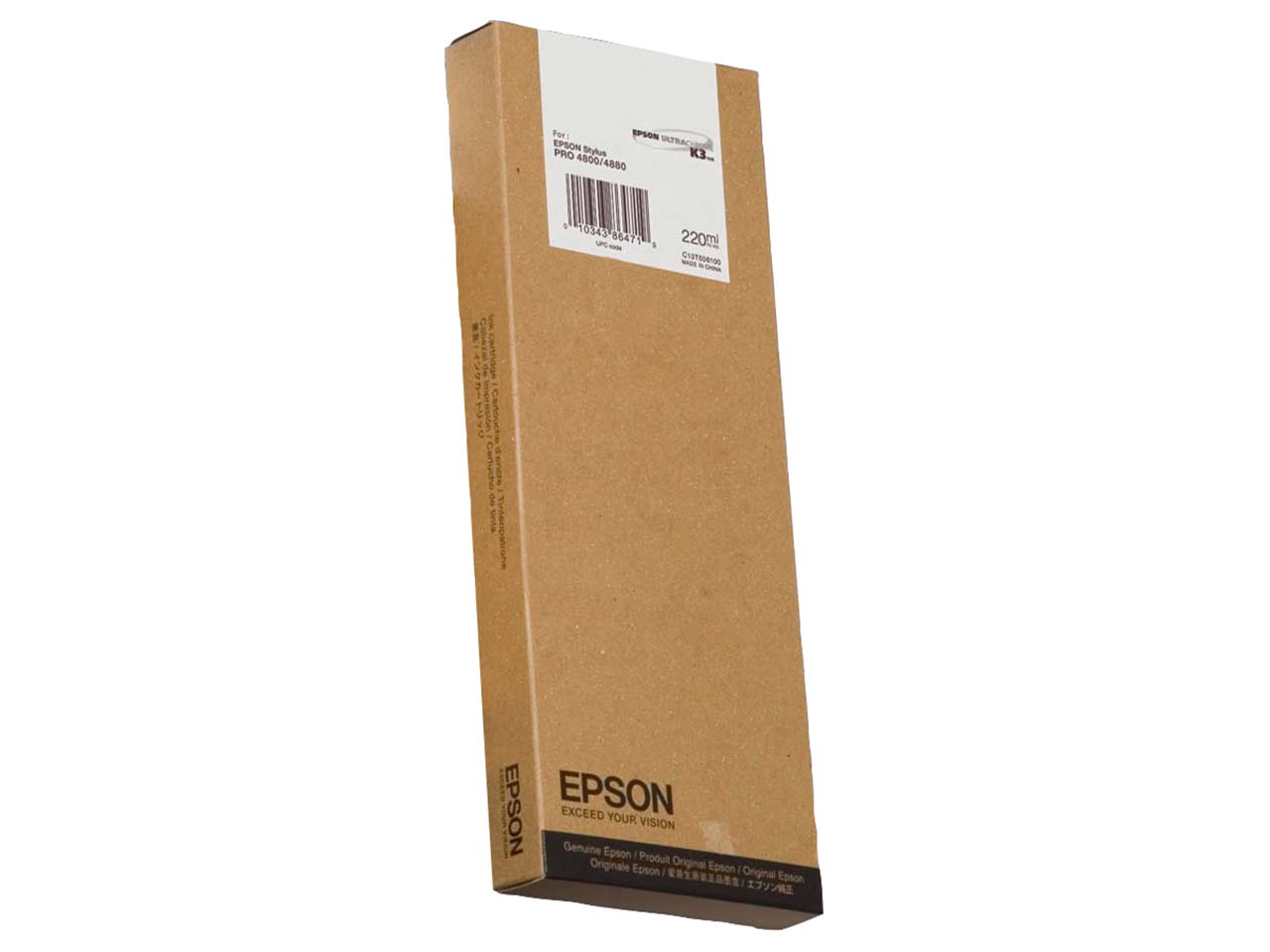 Epson Tintenpatrone T6065 hell cyan