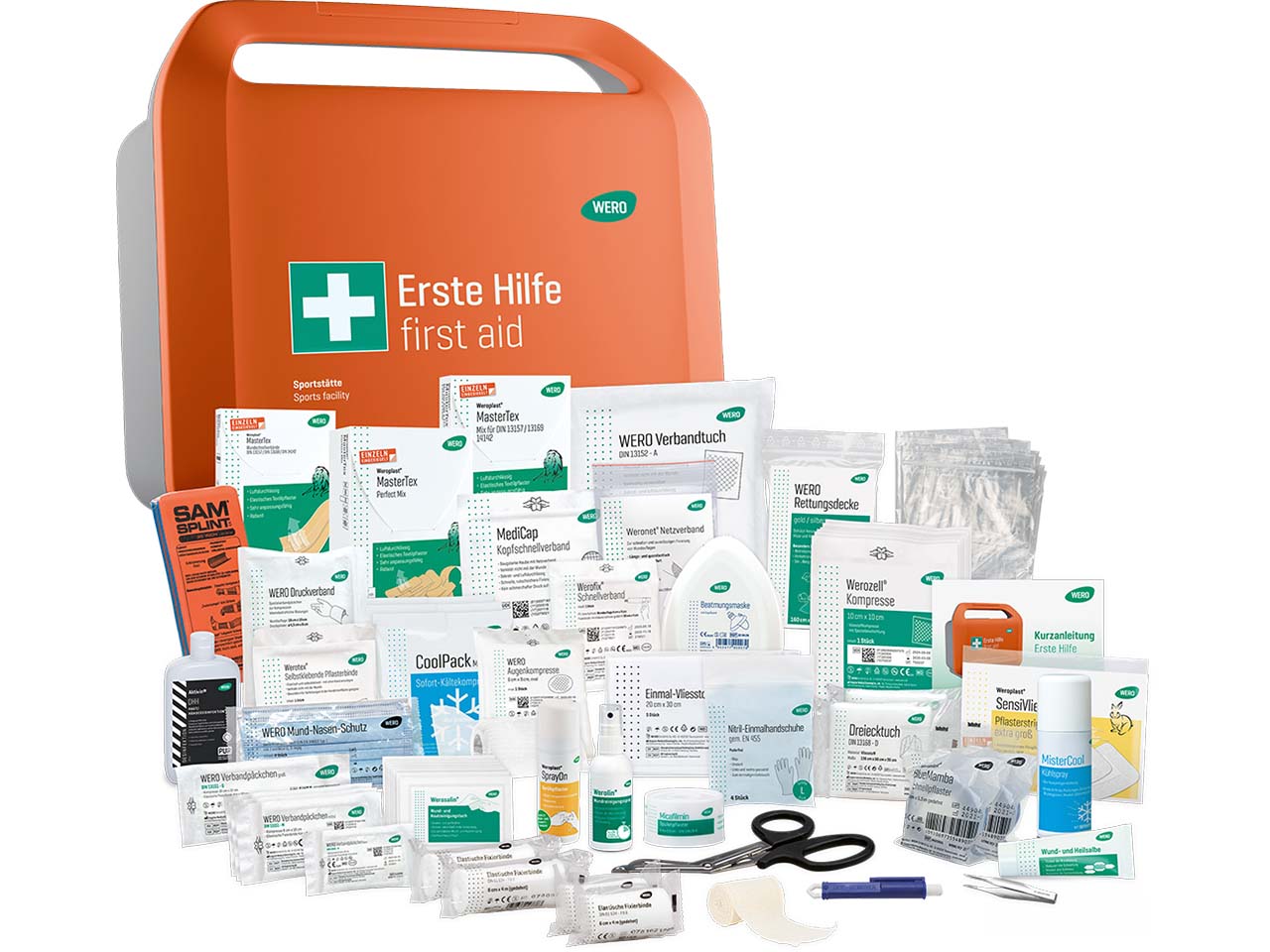 WERO Erste-Hilfe-Koffer "Smart Case" DIN 13157, groß, für Sportstätten