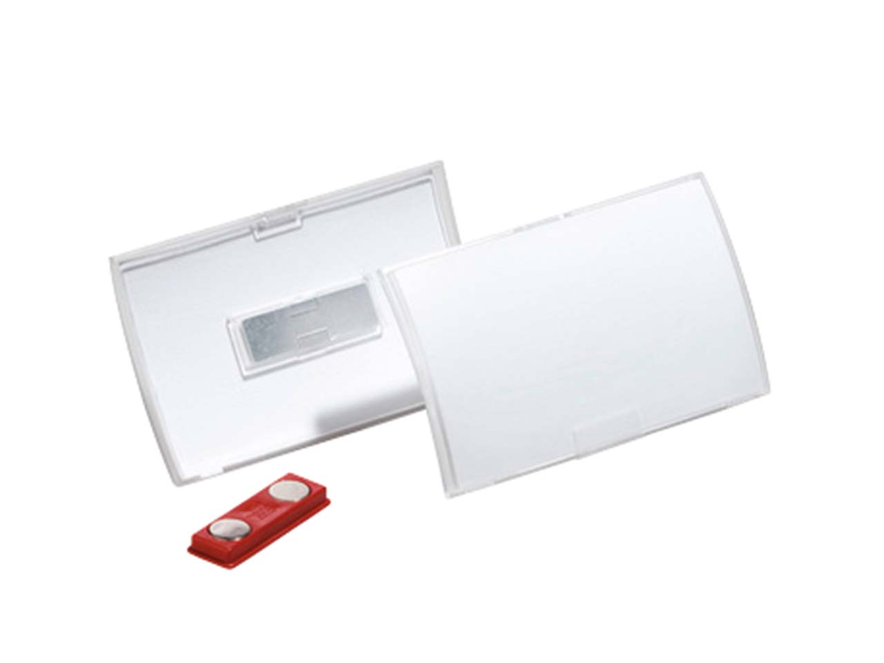 DURABLE Namensschilder 'CLICK FOLD' aus PP mit Magnet 54 x 90 mm, 10 Stk.