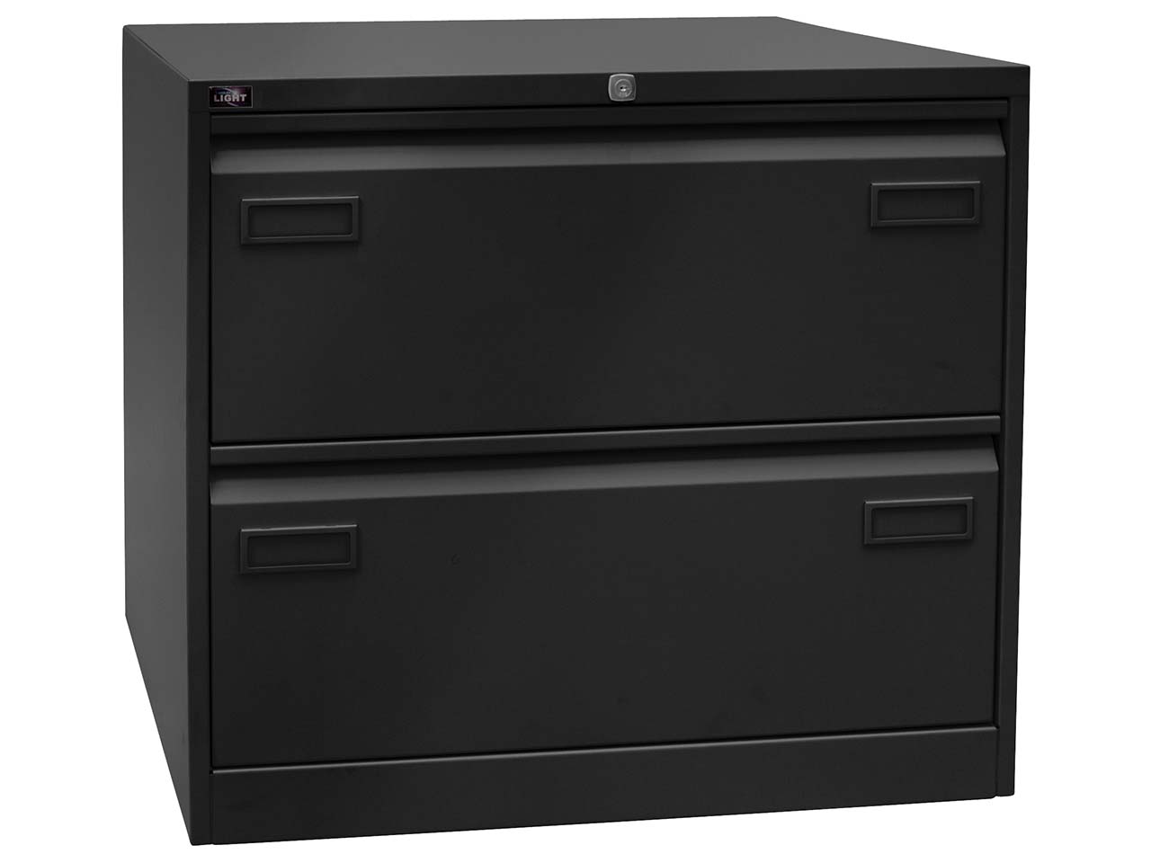 HR-Schrank 2s 2b schwarz