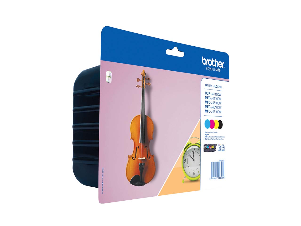 Brother 4er Set Tintenpatronen LC127XLBK/C/M/Y schwarz, cyan, magenta, gelb