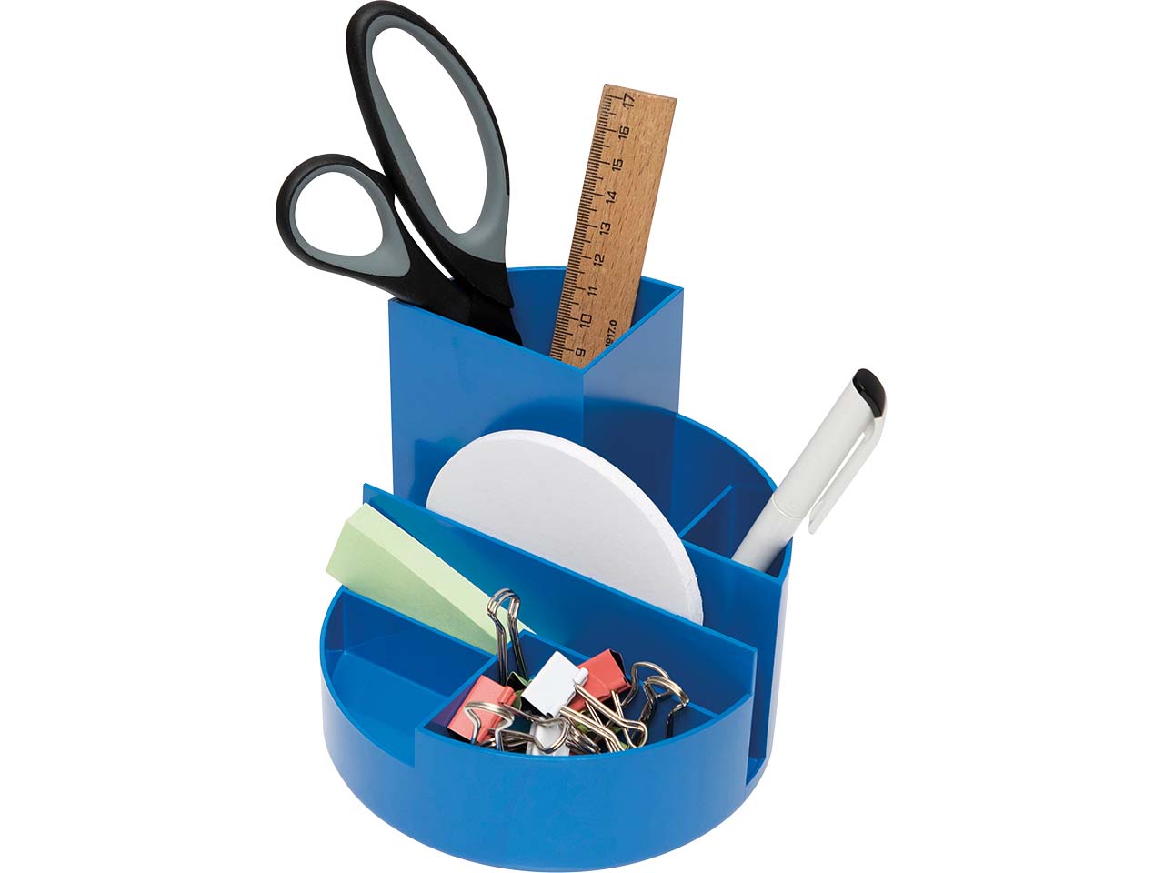 MAUL Rund-Organizer "MAULrundbox" aus Recycling-Kunststoff, blau