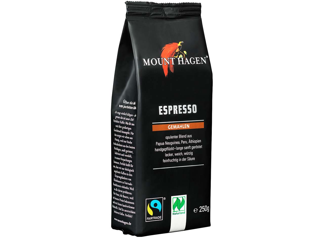 Mount Hagen Bio-Espresso, gemahlen, 250 g