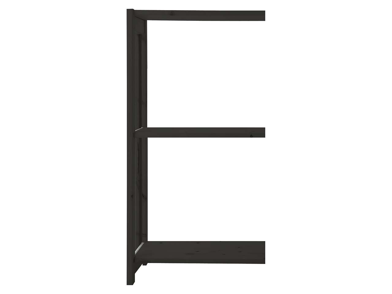 ABC Anbauregal "Classic" B 42 x T 29,5 x H 80 cm, schwarz