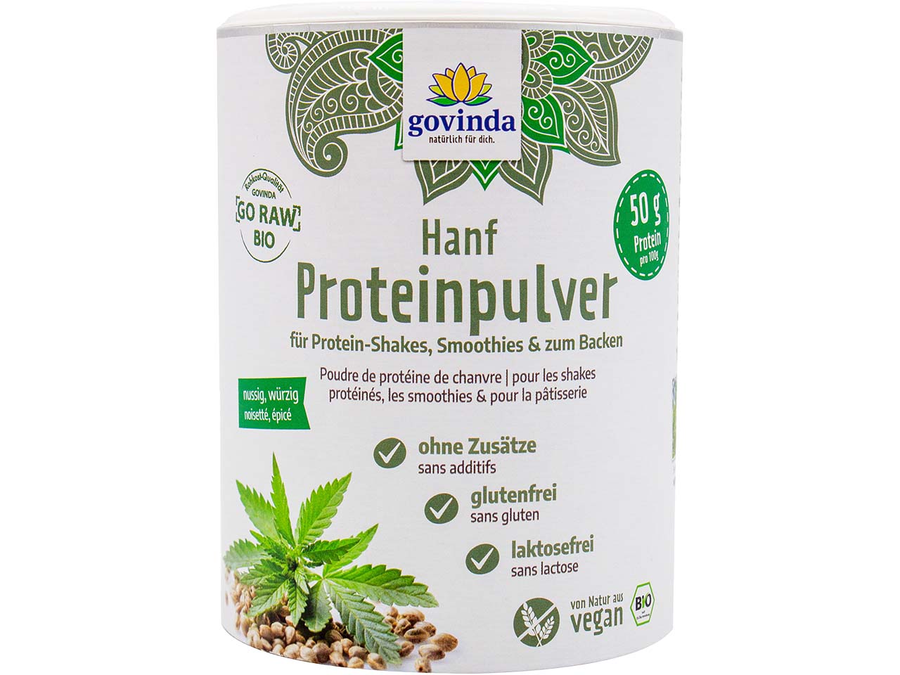 govinda Bio-Hanf-Proteinpulver, 400 g