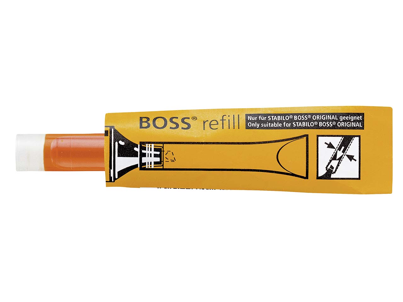 STABILO Nachfüllpatrone für Textmarker 'BOSS ORIGINAL' orange