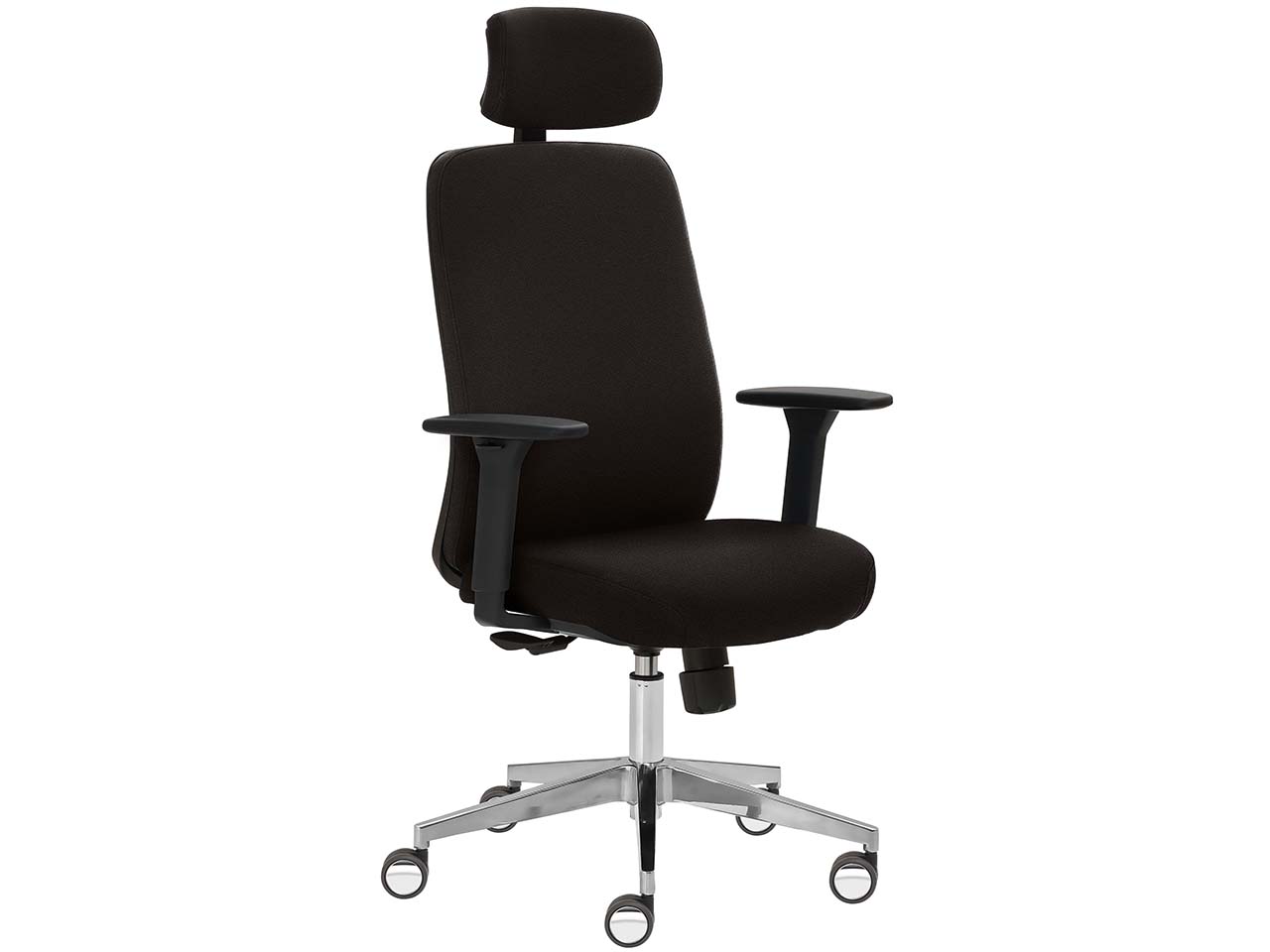 Bürodrehstuhl "2229" mit Armlehnen, schwarz