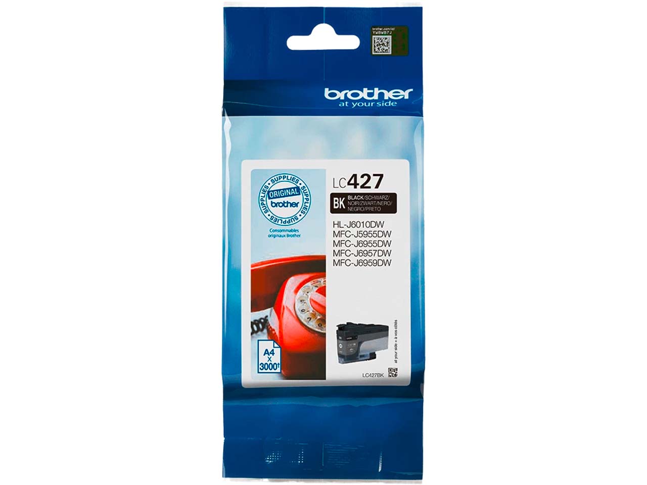 Brother Tintenpatrone LC-427BK schwarz