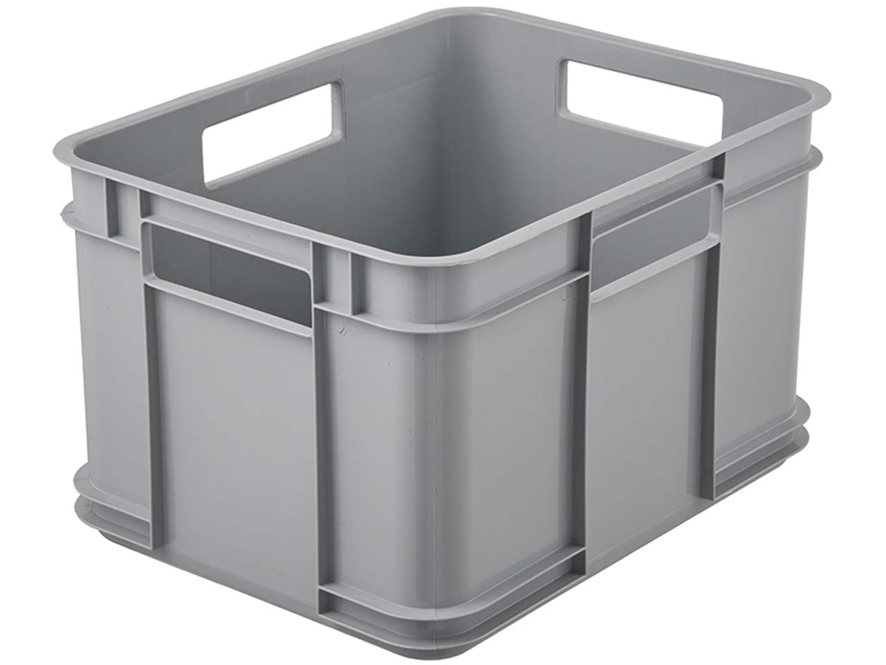 keeeper Transportbox Aufbewahrungsbox "Bruno" stapelbar, 35x27x22 cm, 16 l, stone grey