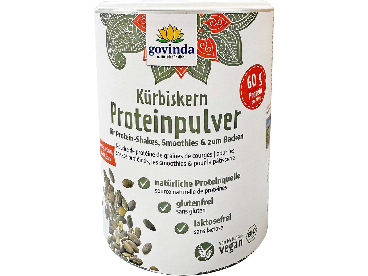 govinda Bio-Kürbiskernprotein Pulver, 400 g
