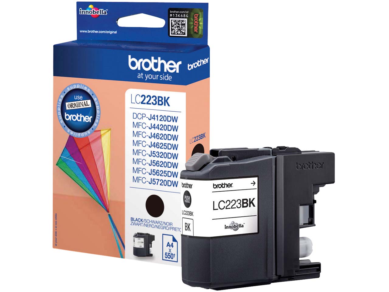 Brother Tintenpatrone LC223BK schwarz